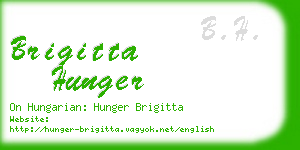 brigitta hunger business card